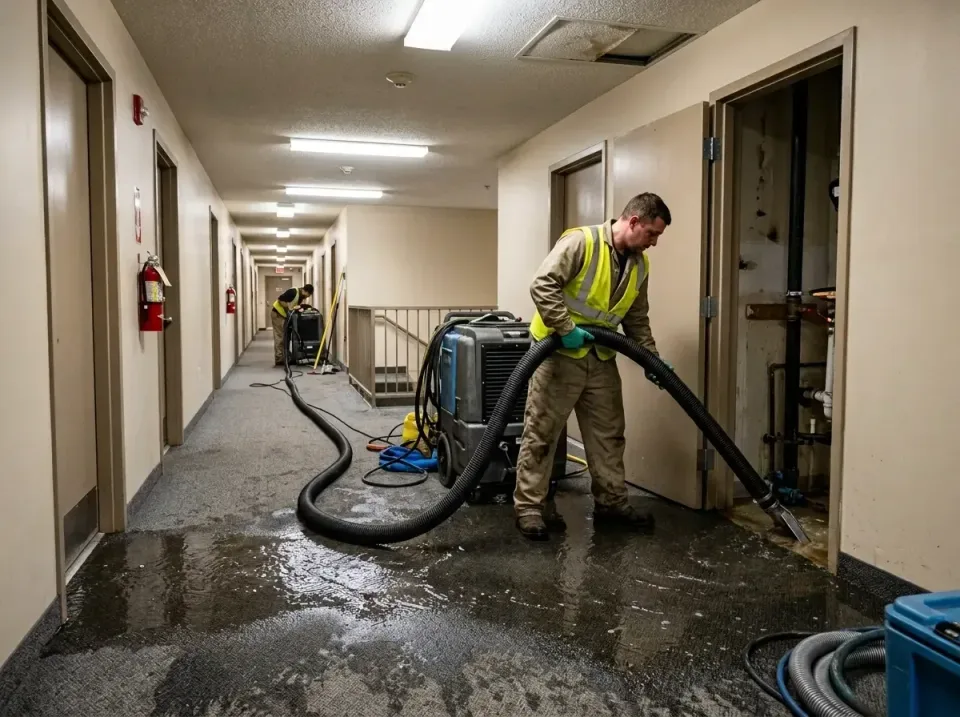 multi-unit-apartment-hallway-f-005 — frequently asked questions, Emergency Burst Pipe Water Extraction & Removal in La Cente…